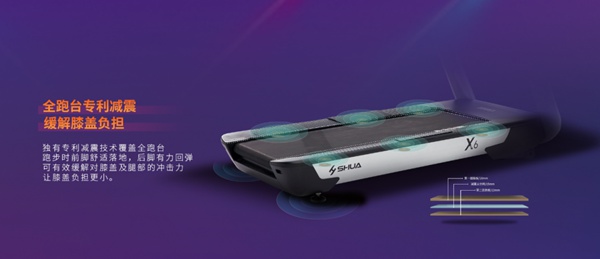 室内健身器材-YABO.COMX6心率版跑步机