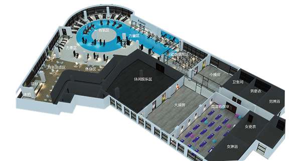 1500平方健身房配置方案-广西YABO.COM体育健身器材有限公司